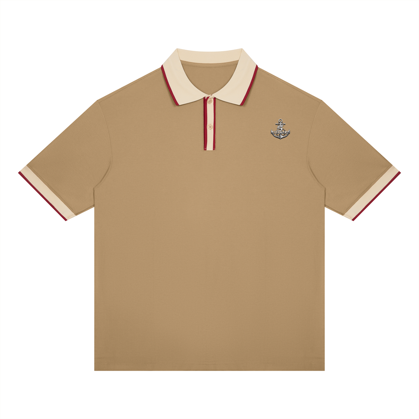 Unisex Color Block Polo Shirt