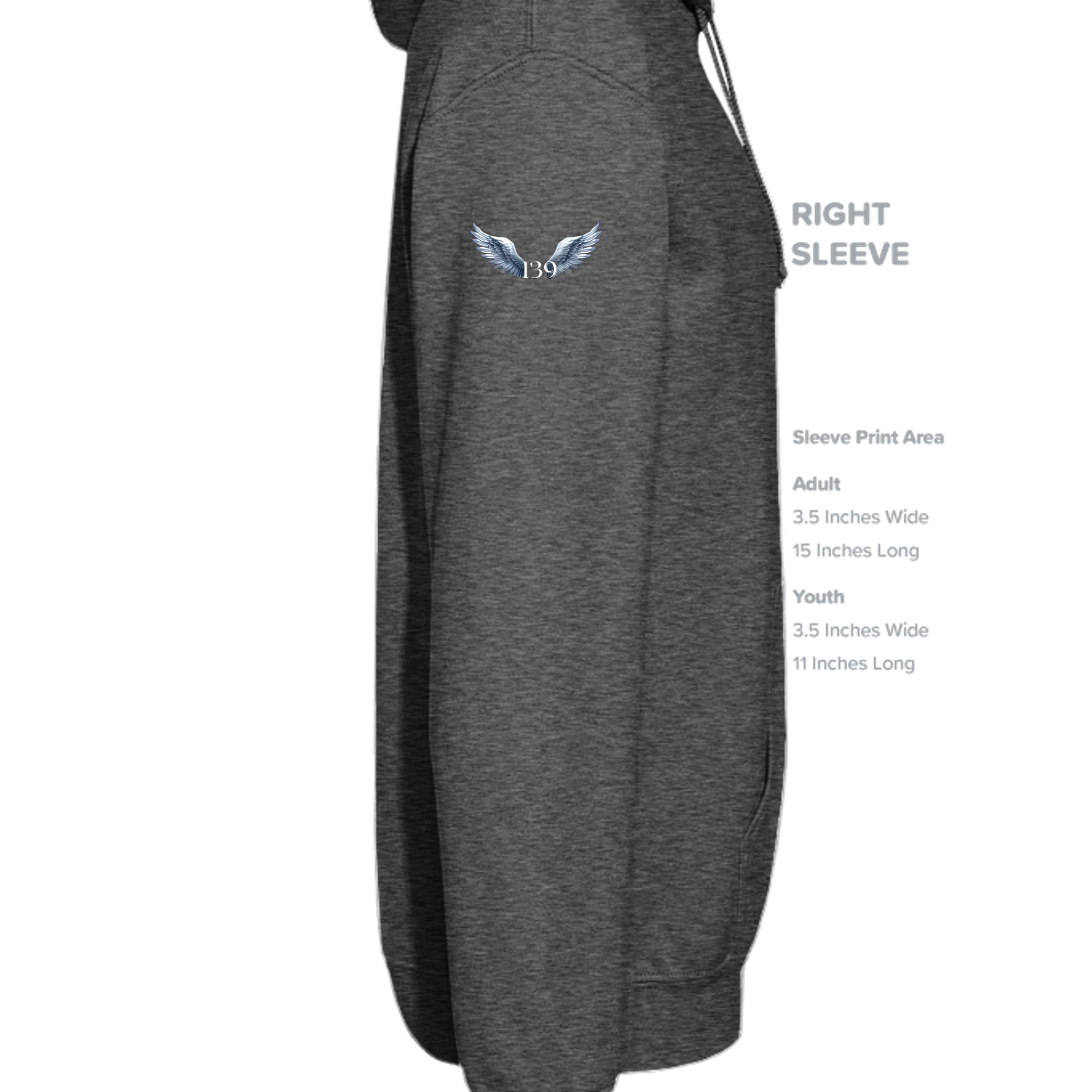 CHARCOAL HEATHER - F170 - SLEEVE_RIGHT