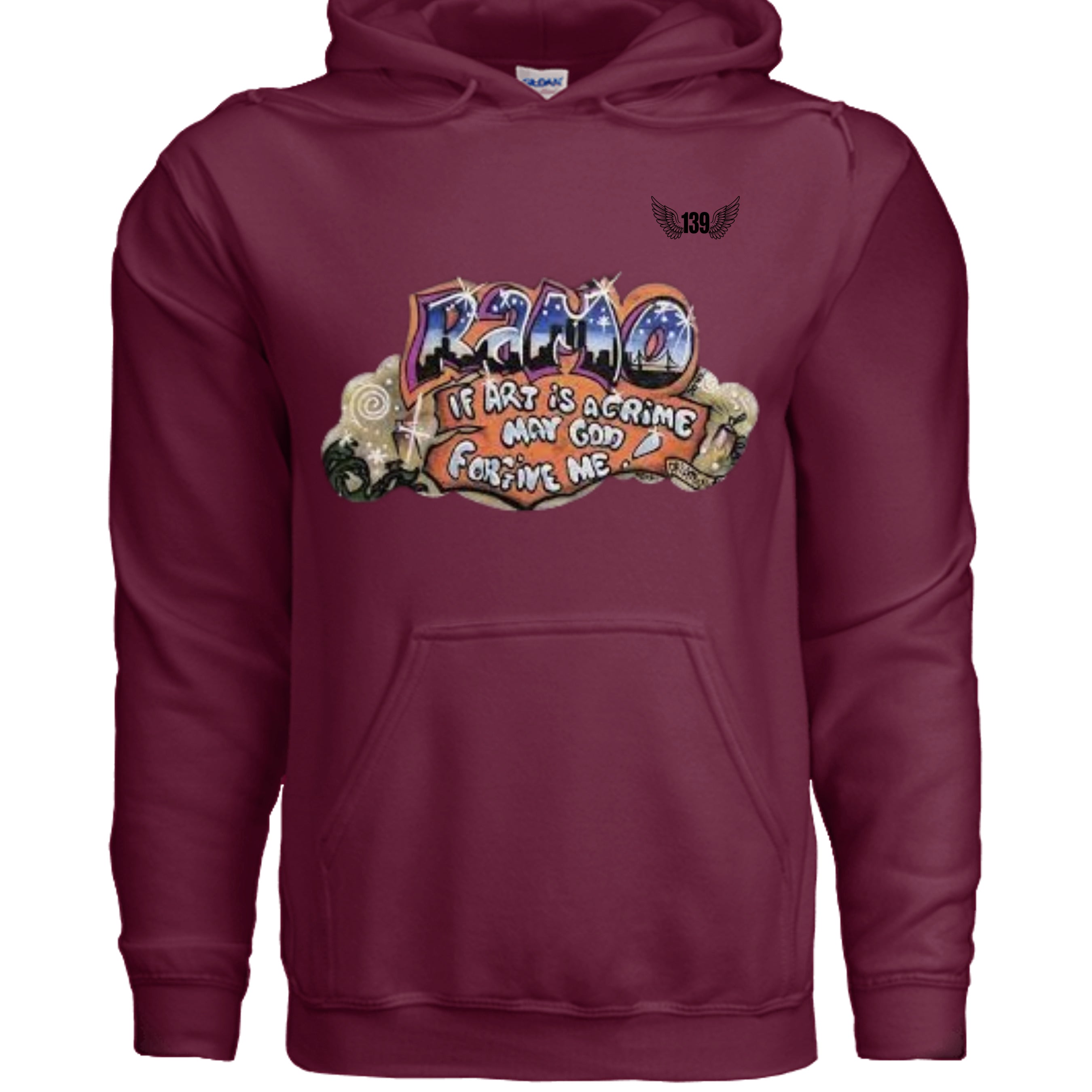 MAROON - G185 - FRONT